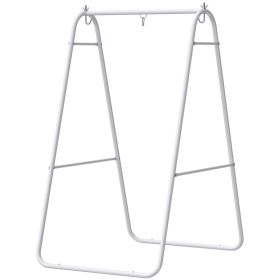 Hammock Chair Stand Only Heavy Duty Solid Steel A-Frame for Hanging Hammock, Egg Chair, Max Load 330 LBS, White (Option: White-1030x390x90 mm)