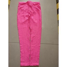 Booty Lifting Anti Cellulite Scrunch Leggings Without Pocket (Option: Rose red-4XL)