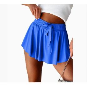 Minimal Versatile High Waist Pleating Lace-up Casual Shorts (Option: Style985622-S)