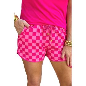Straight Shorts Women's Simple Drawstring (Option: LC731625P620-M)
