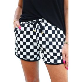 Straight Shorts Women's Simple Drawstring (Option: LC731625P220-L)